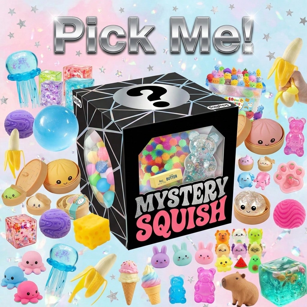 Mystery Box Blind Bag - Yumuşak Sevimli Squishy Kör Kutu –