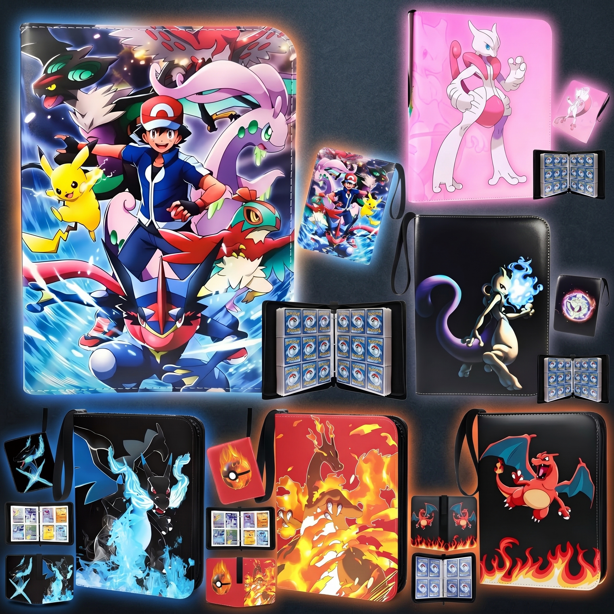 Trading Card Binder - Bandai Pokemon Ticaret Kartı Klasörü Albümü