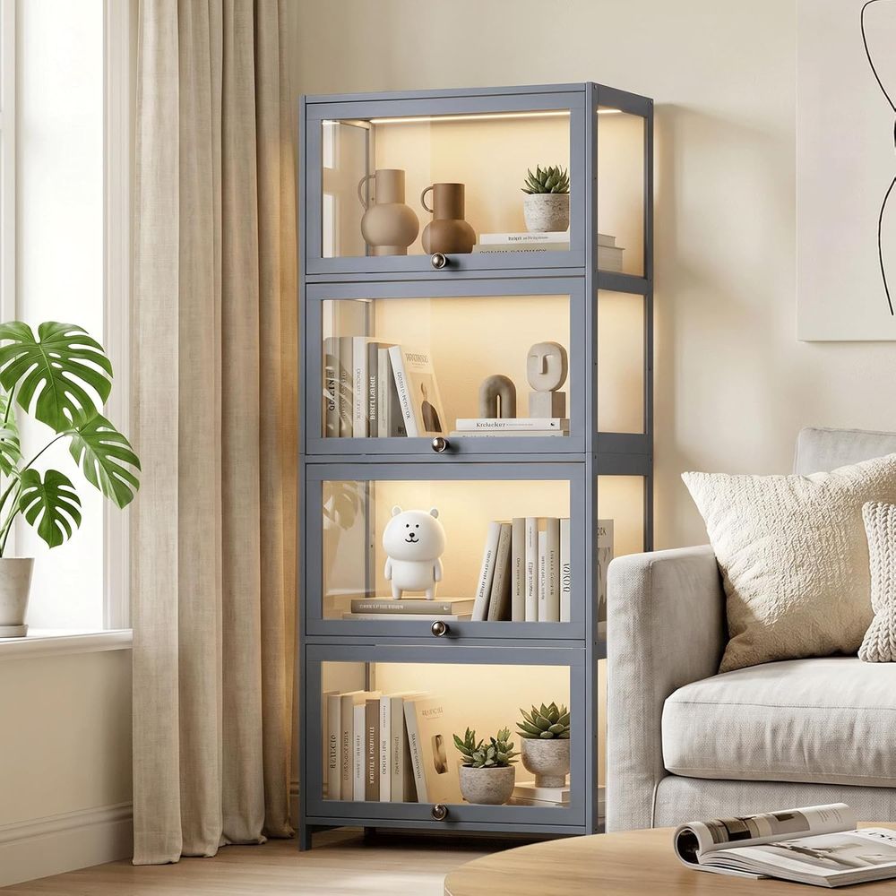 Display Case Acrylic - Koleksiyonluk Eşyalar için 4 Katlı Akrilik