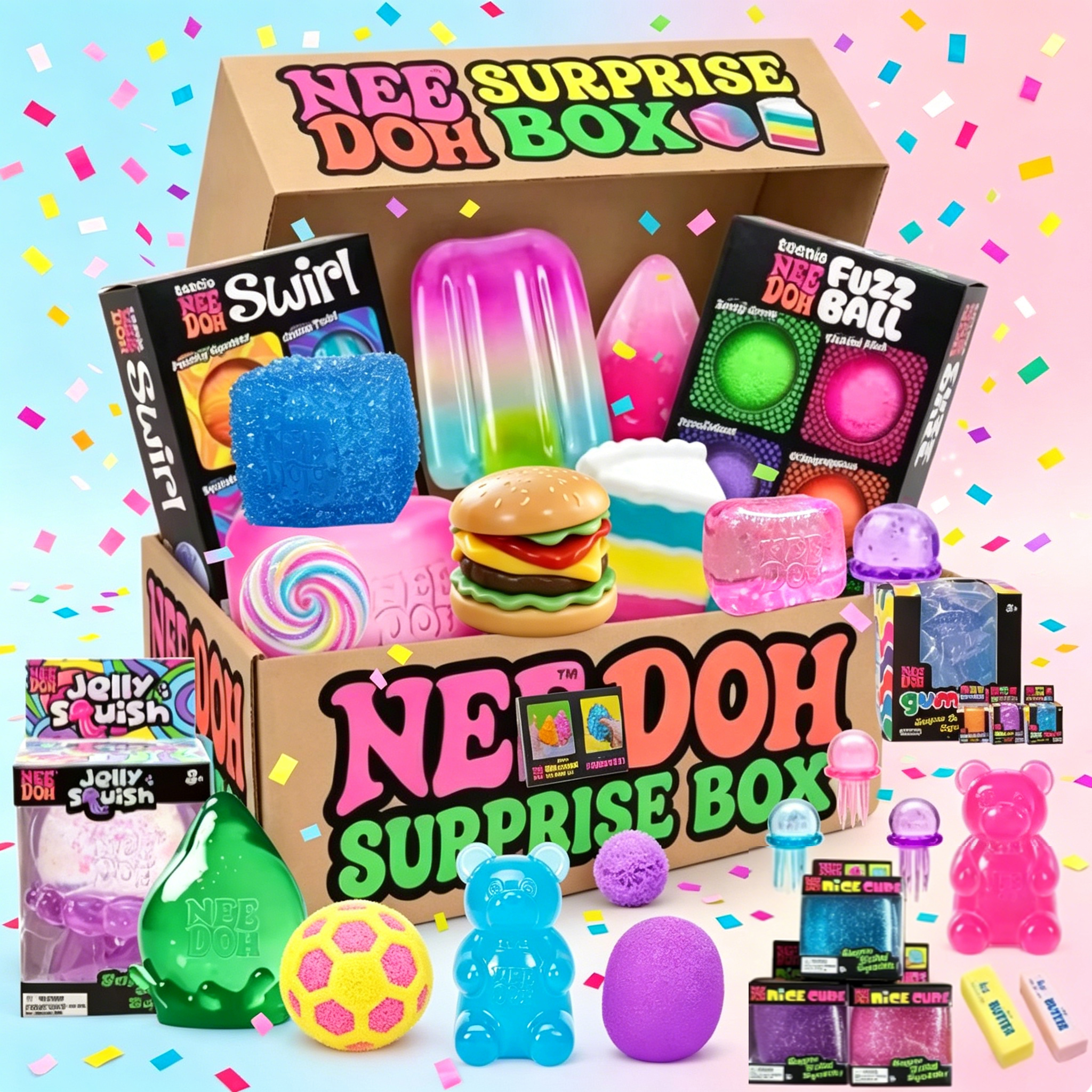 Mystery Box Blind Bag - Çeşitli Parçalar Sürpriz Kör Kutu Yavaş