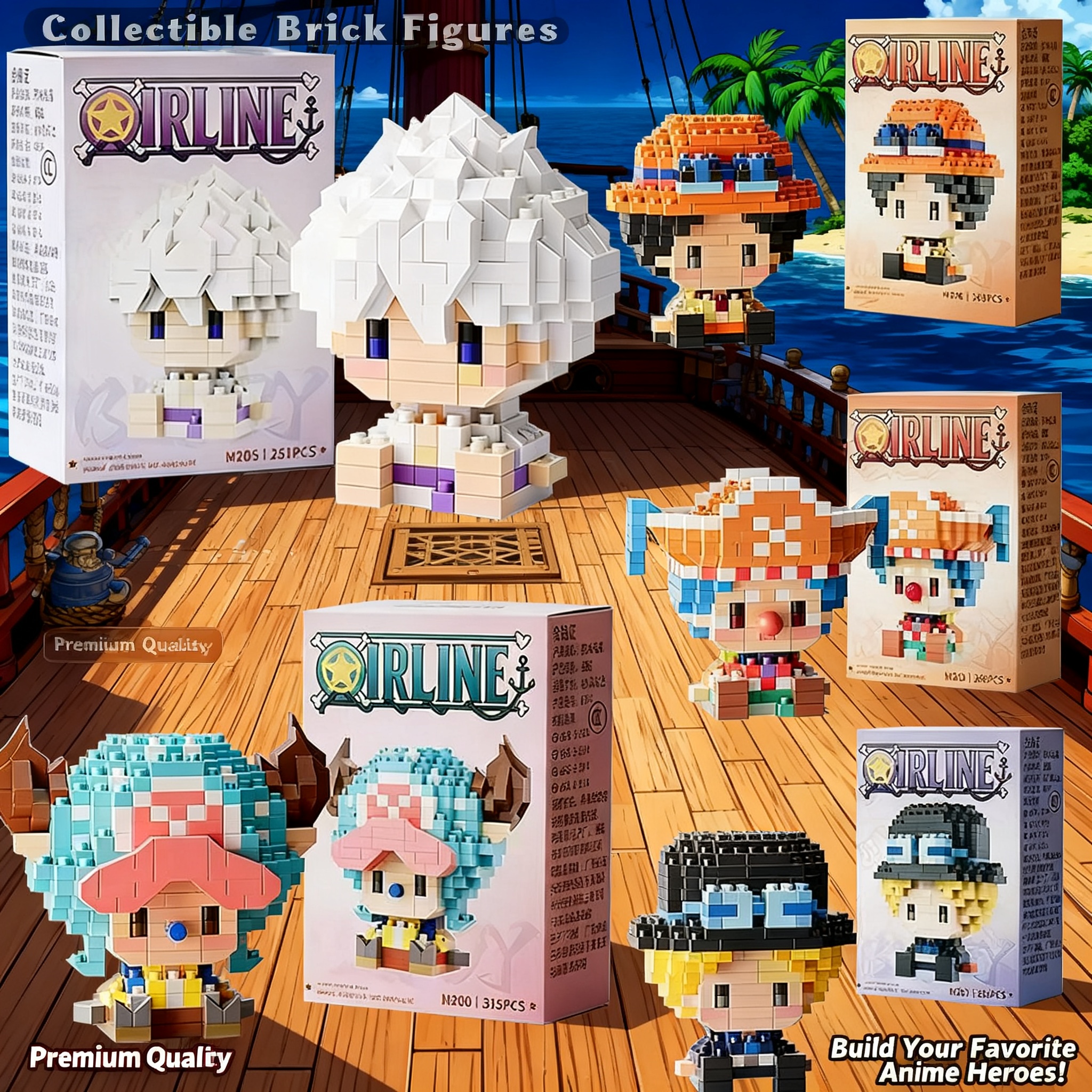 Building Block Mini - One Piece Anime Güneş Tanrısı Nika