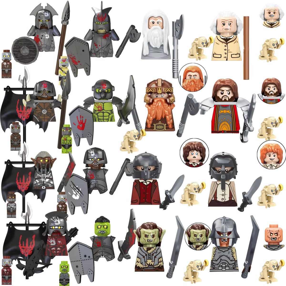 Building Block Mini - Kör Kutu TV6410 Mini Aksiyon Figür
