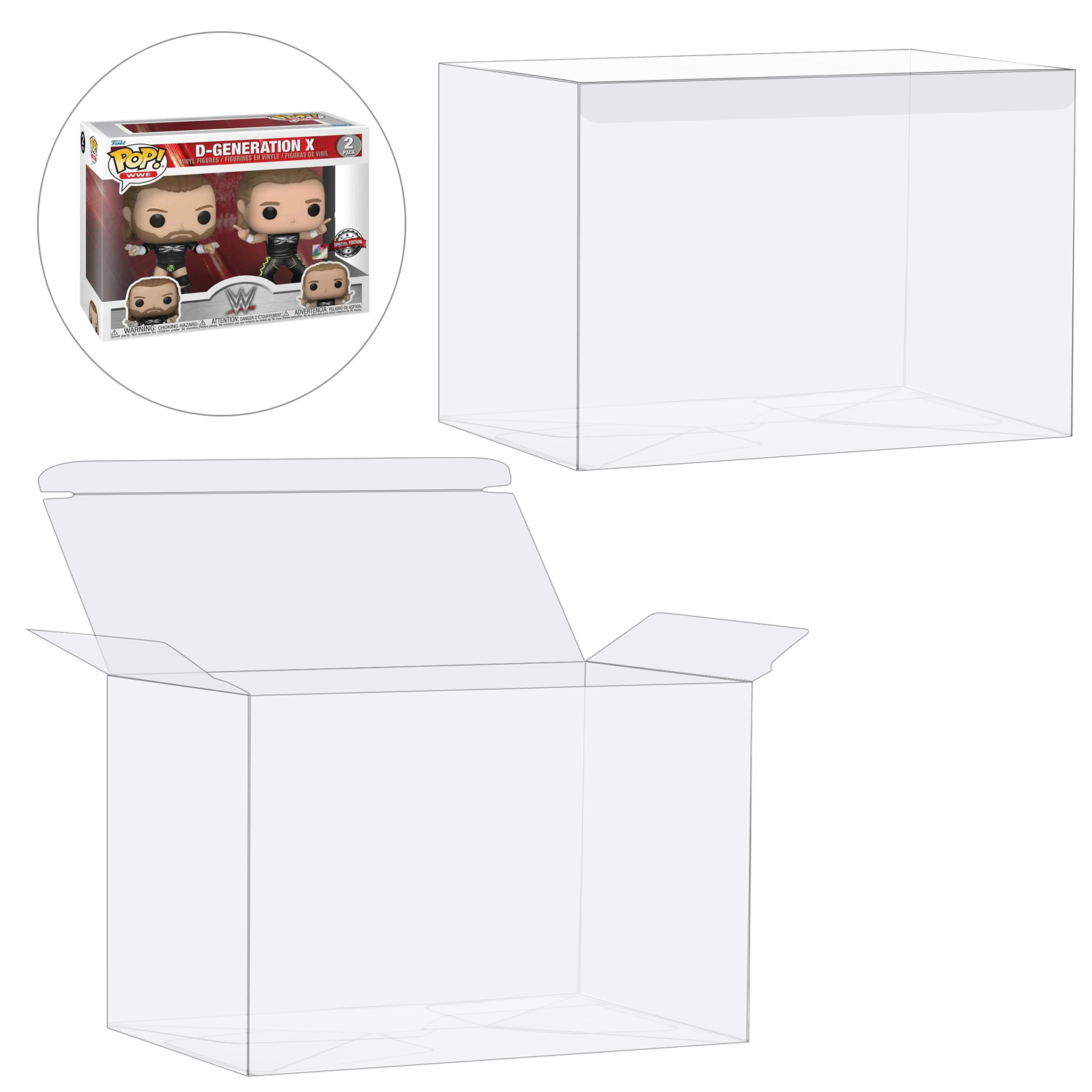 Funko Pop Protector - HIGOPLAY 2 in 1 paket Funko