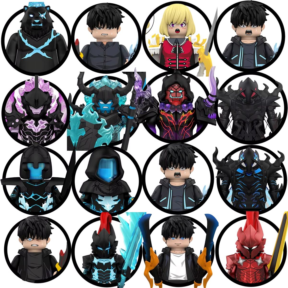 Building Block Mini - Kör Kutu WM6220 Anime Sung Jinwoo
