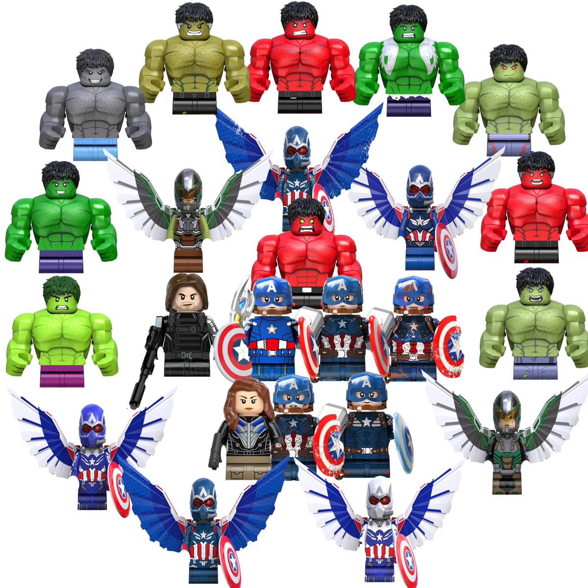 Building Block Mini - Kör Kutu Mini Yapım Blokları TV6218