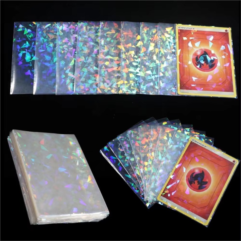 Card Penny Sleeve - Kırık Cam Etkili Gökkuşağı Lazer Kart