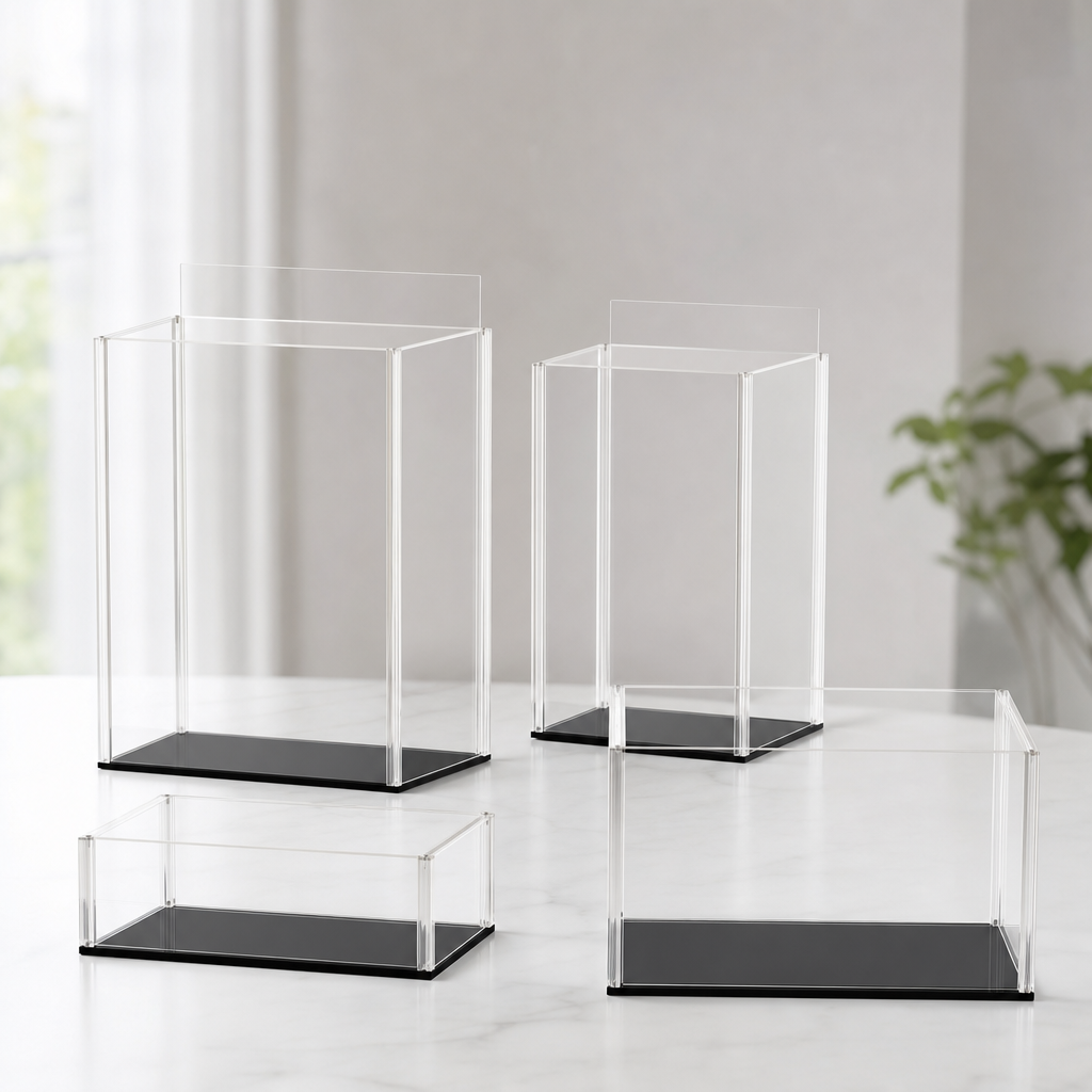 Display Case Acrylic - Odoria Vitrin Kutusu Akrilik Şeffaf Kutu