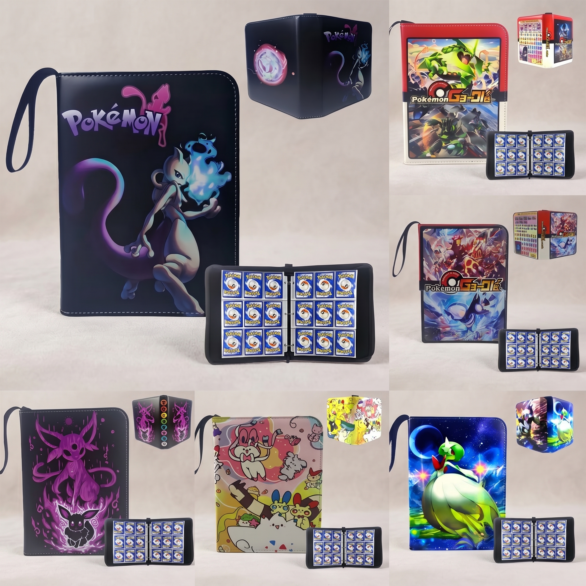Trading Card Binder - Bandai Pokemon 4or9 Izgara Kart Albümü