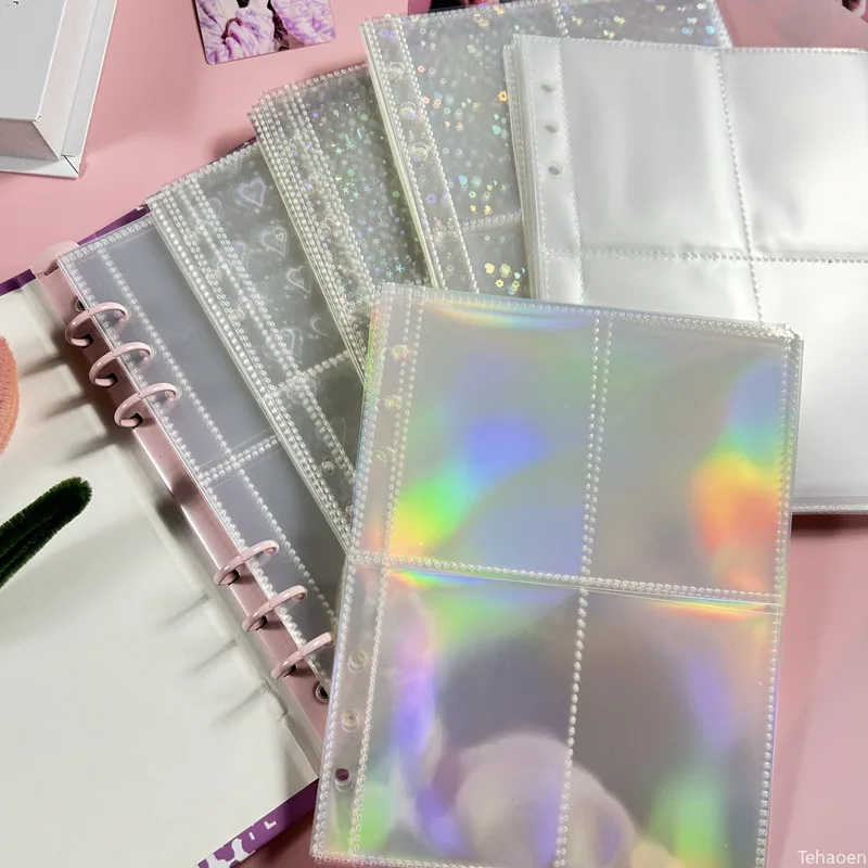 Trading Card Binder - 1-4 Bölmeli Şeffaf Fotoğraf Kartı Klasörü