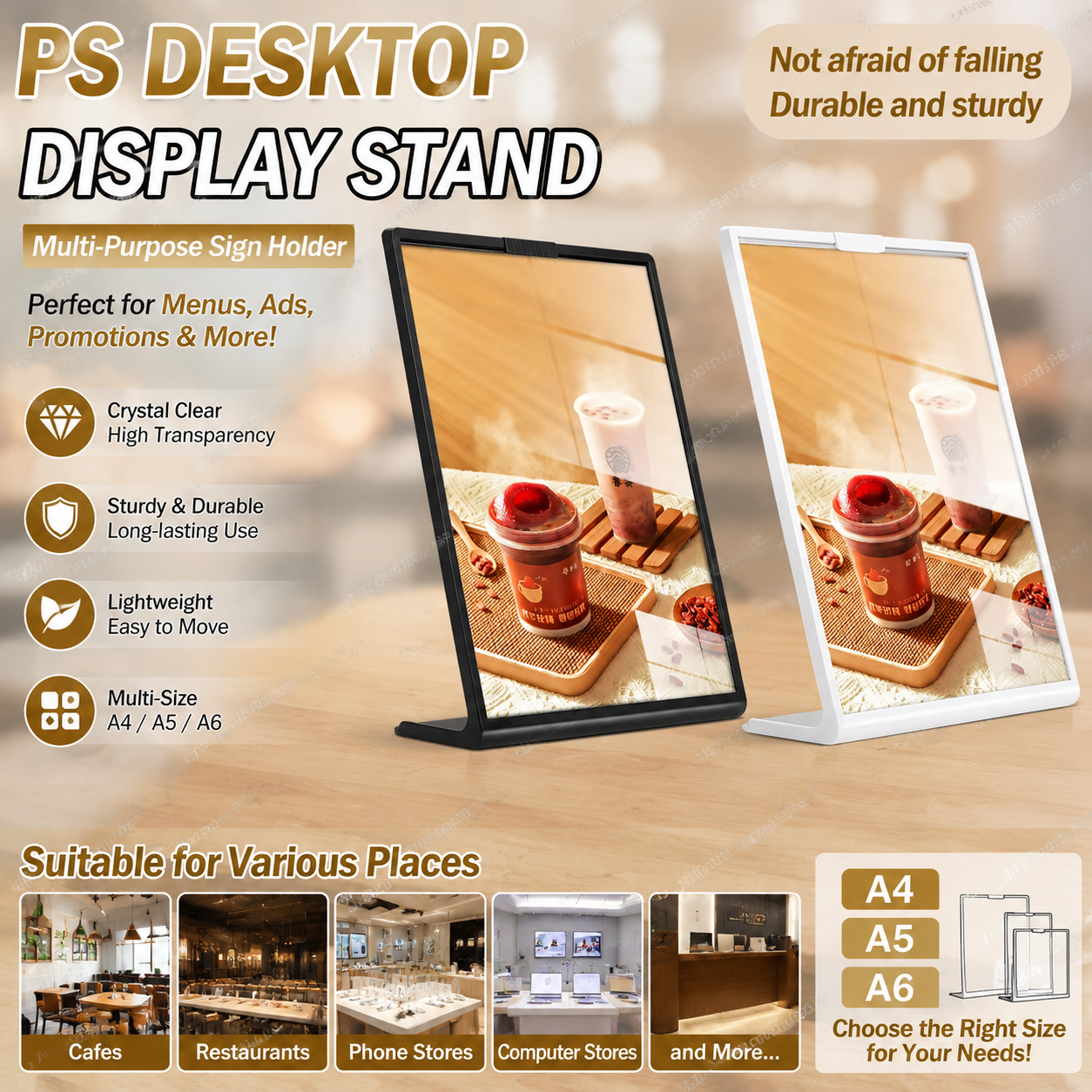 Graded Card Display - Kafe/Restoran/Cep Telefonu Mağazası/Bilgisayar Mağazası/Ve Diğer Çok