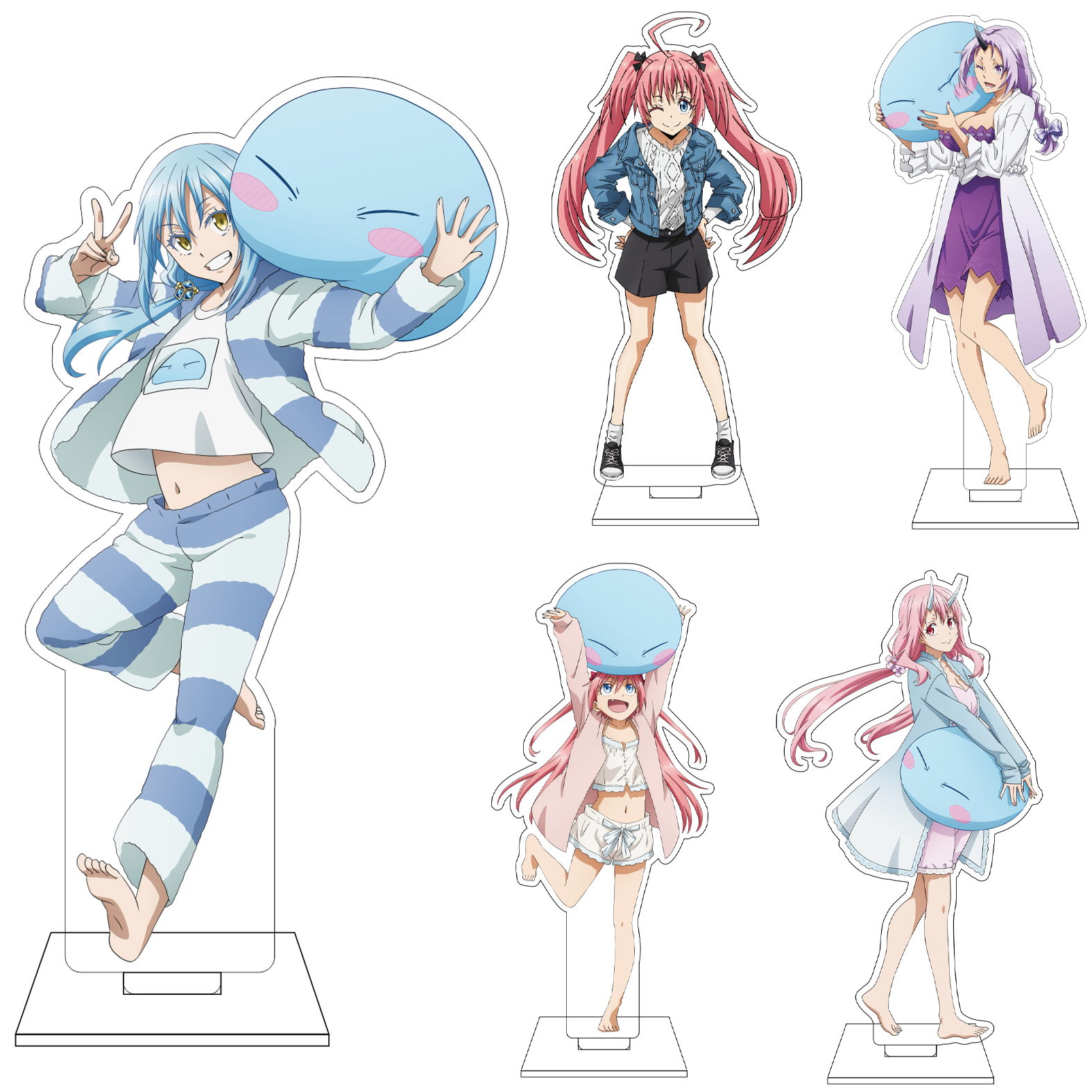 Figma Stand Set - 16 CM Anime Rimuru Tempest Diablo