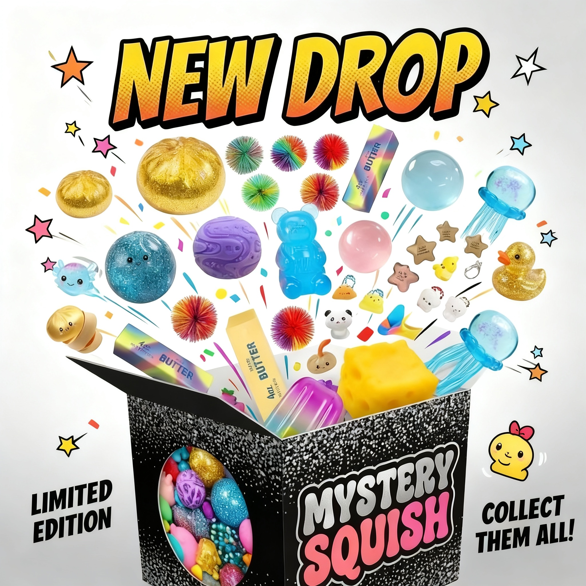 Mystery Box Blind Bag - Squish Time Nee Doh Gizemli Kör