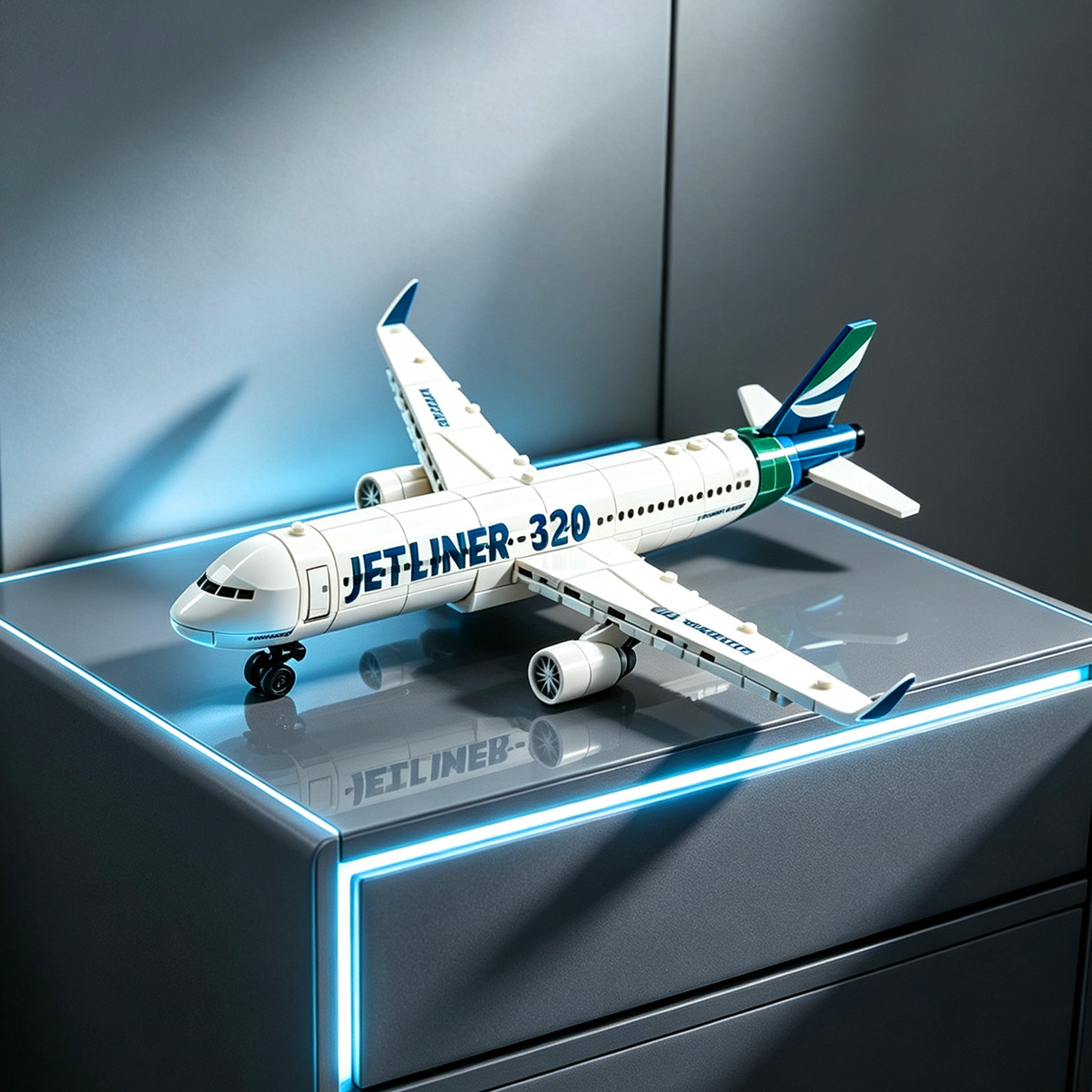 Model Airplane Plastic - Model Uçak Havacılık A320 Havayolu Jet
