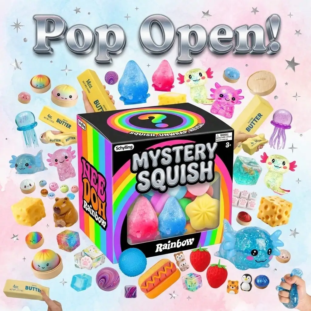 Mystery Box Blind Bag - Gökkuşağı Gizemli Squish Kör Kutu -