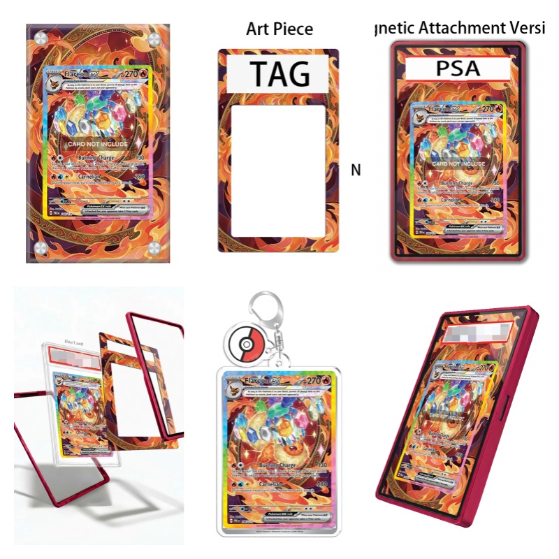 Display Case Acrylic - Pokemon Prismatic Evolutions Flareon ex Anime