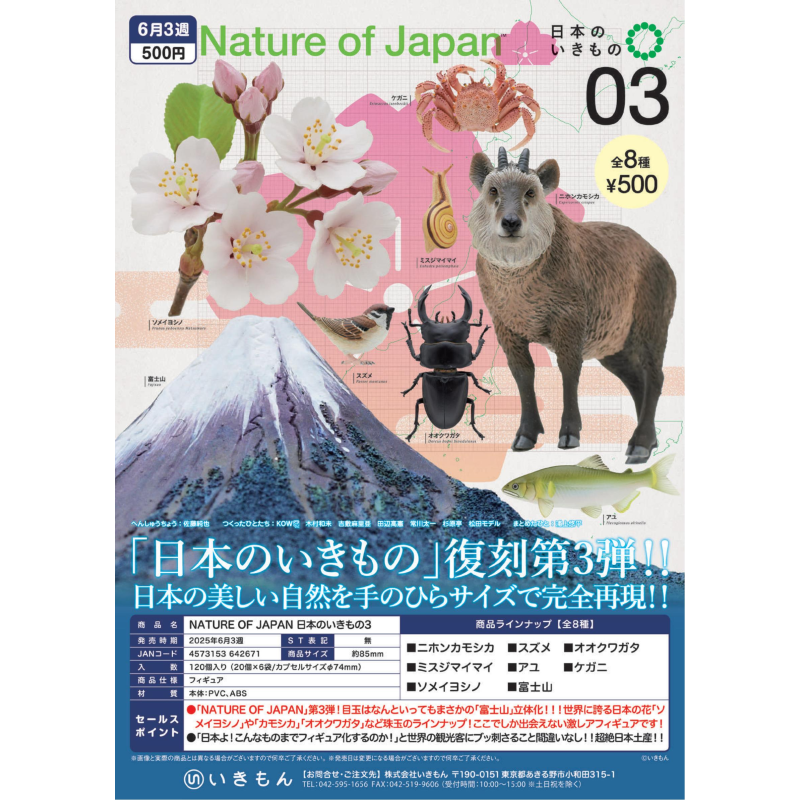 Capsule Toy Gashapon - Japonya Ikimon Gashapon Kapsül Oyuncak Japonya'nın