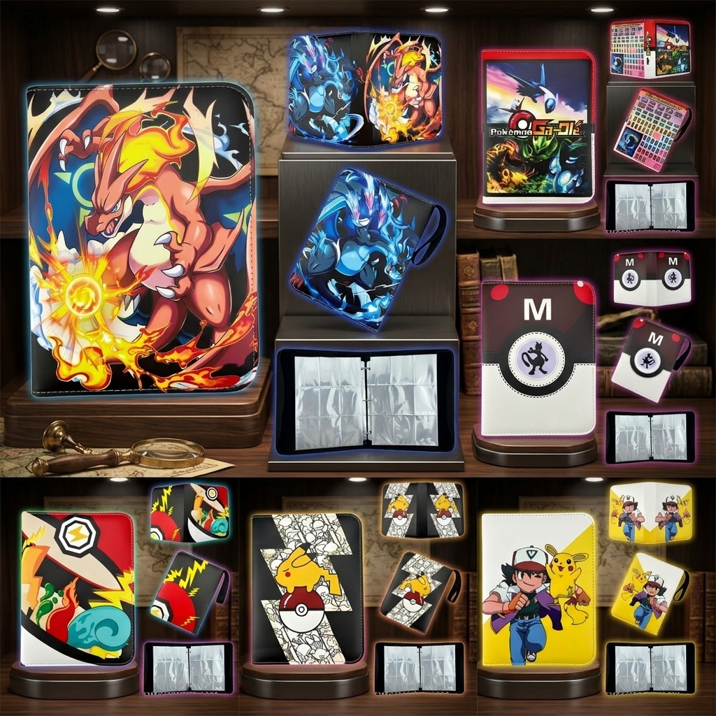 Trading Card Binder - Bandai Pokemon 4or9Pocket Kart Albümü Binder