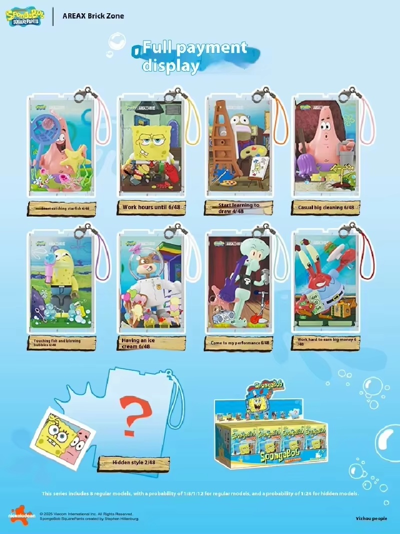 AREAX Orijinal Sünger Bob Biki - Building Block Mini incelemesi ve fiyatı