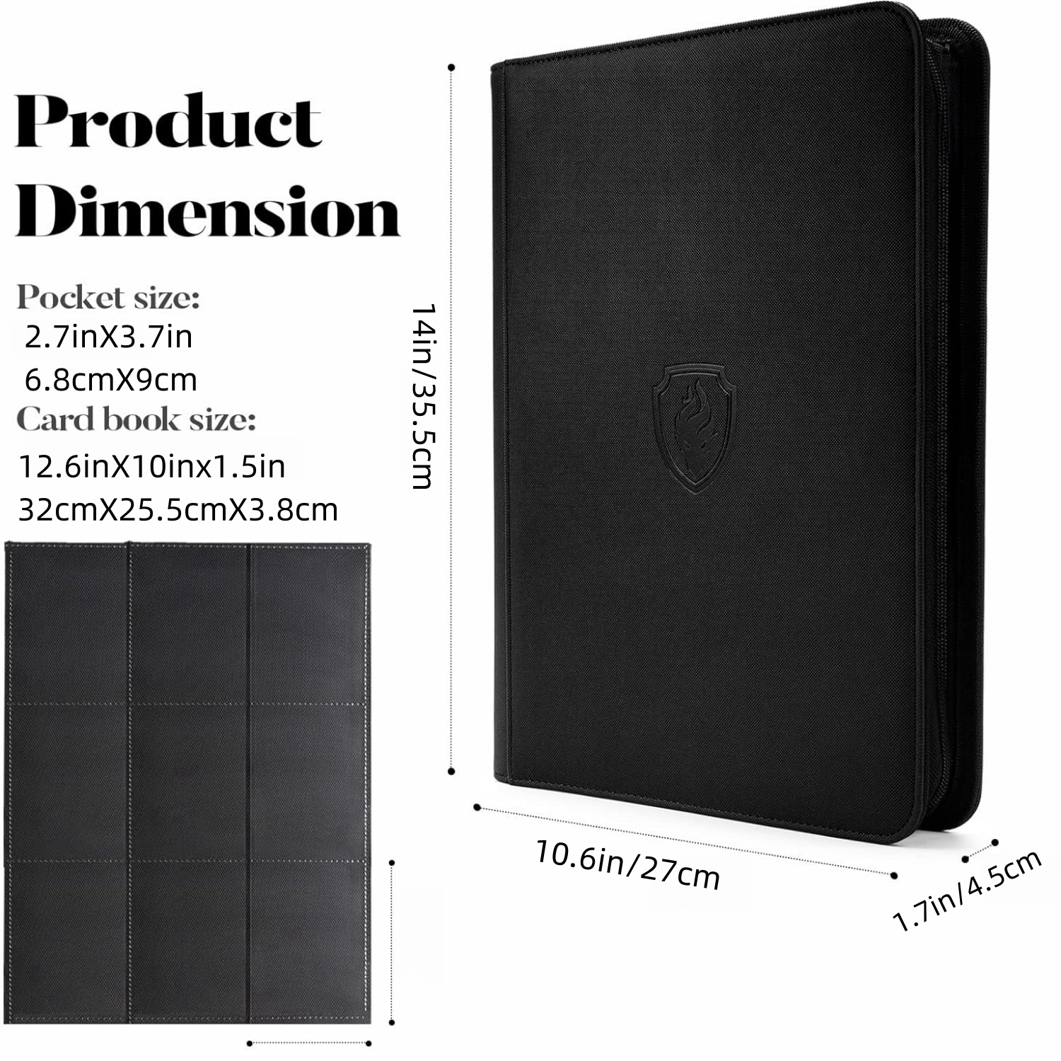 9 cep ticaret kartı Binder, PU - Trading Card Binder incelemesi ve fiyatı