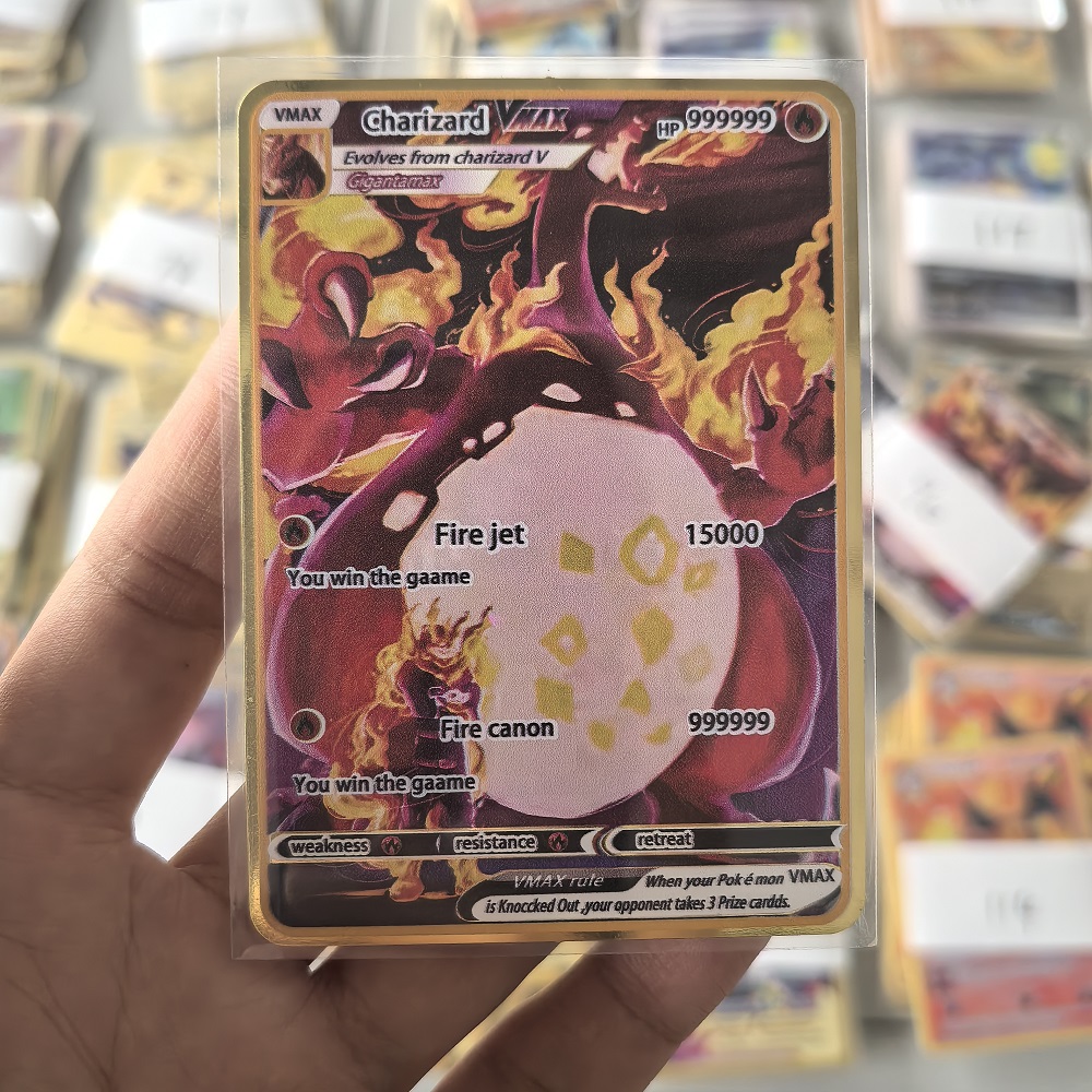 10000HP Charizard Vmax Pokemon - Pokemon Binder Card incelemesi ve fiyatı