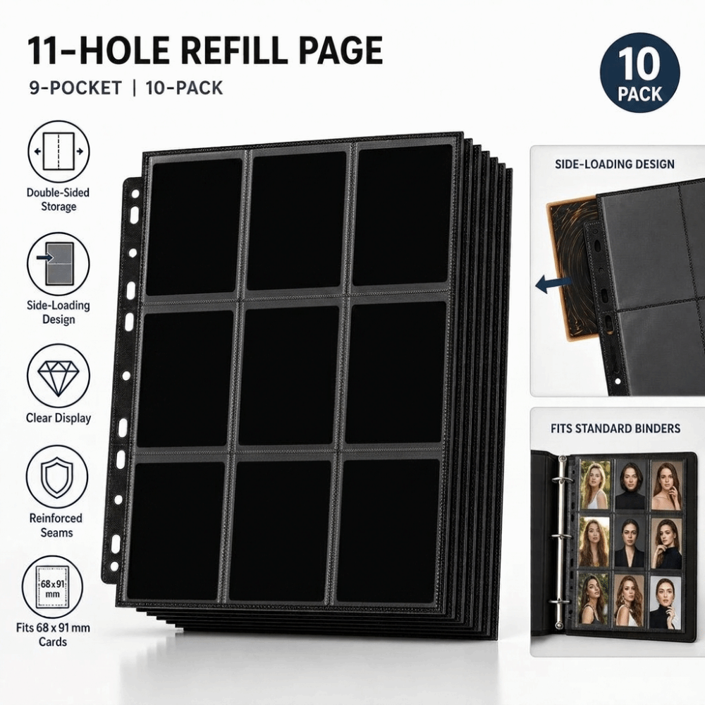 10 adet 9 cepli A4 ticari kart - Trading Card Binder incelemesi ve fiyatı