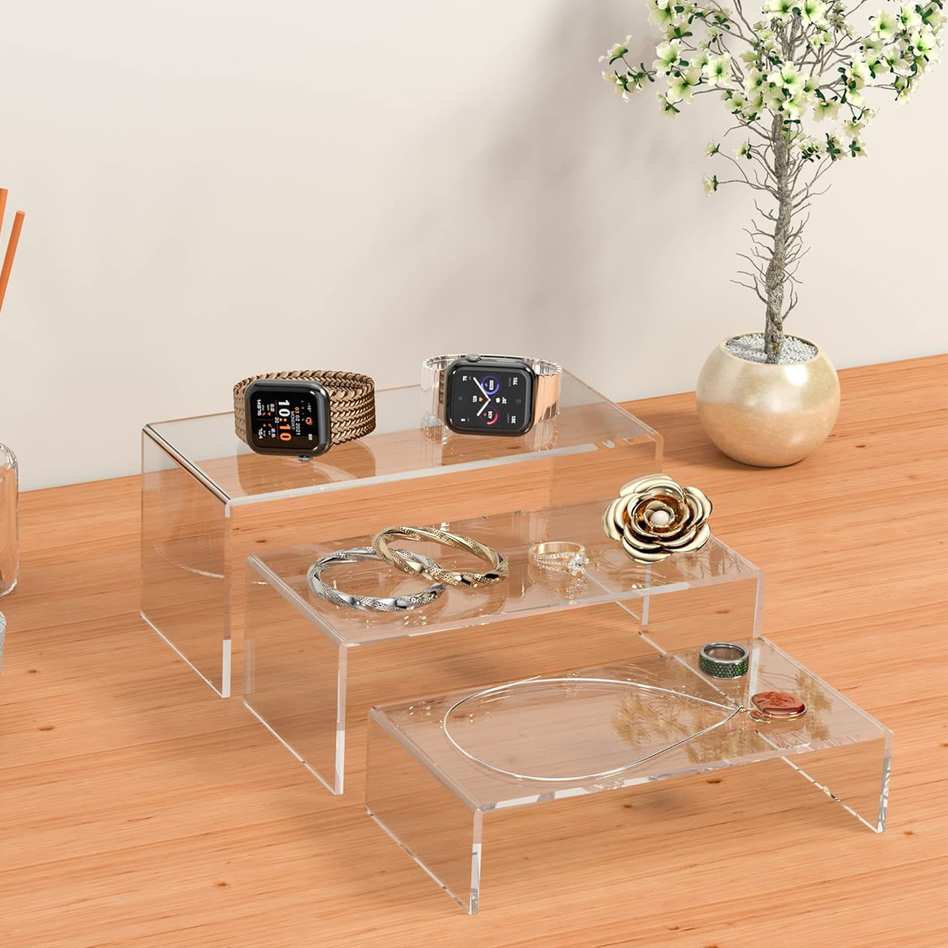 3 adet akrilik teşhir rafı, PO - Pop Display Shelf incelemesi ve fiyatı
