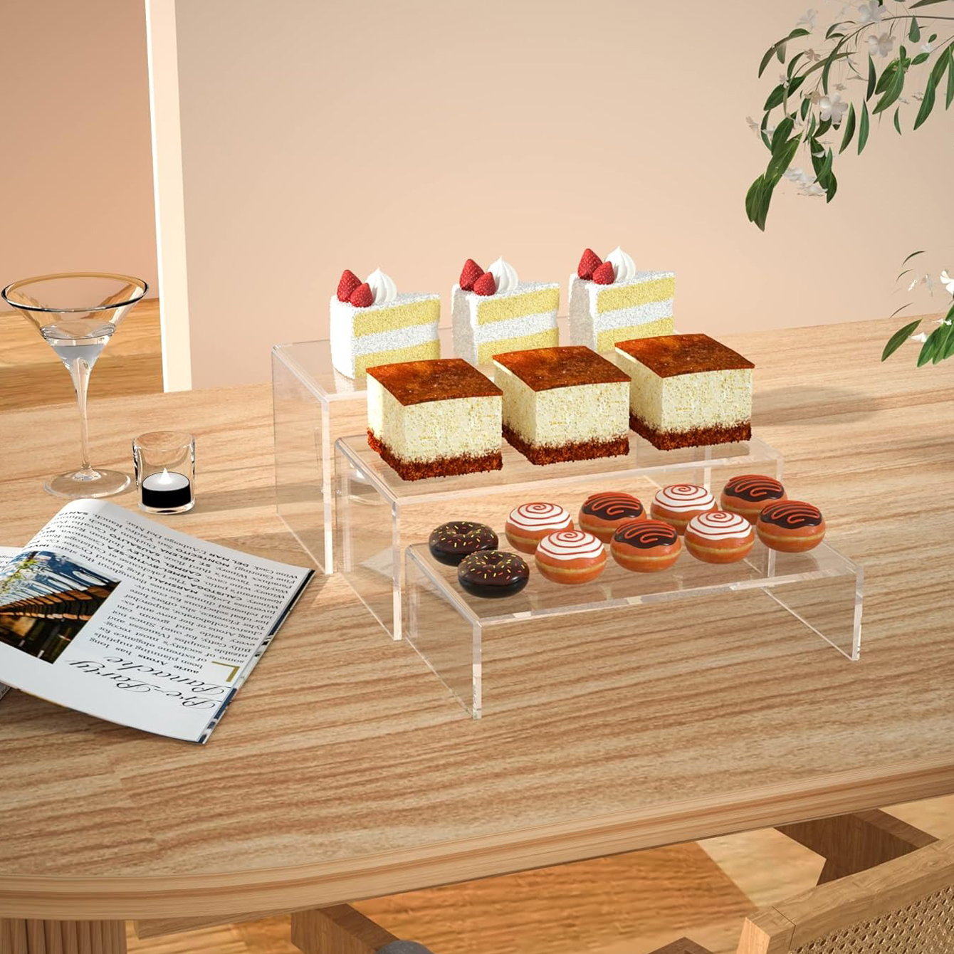 3 adet akrilik teşhir rafı, PO - Pop Display Shelf incelemesi ve fiyatı