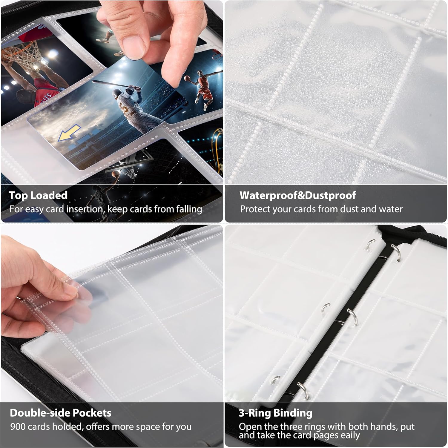 3 Halkalı Kart Albümü, 900 Cep - Trading Card Binder incelemesi ve fiyatı