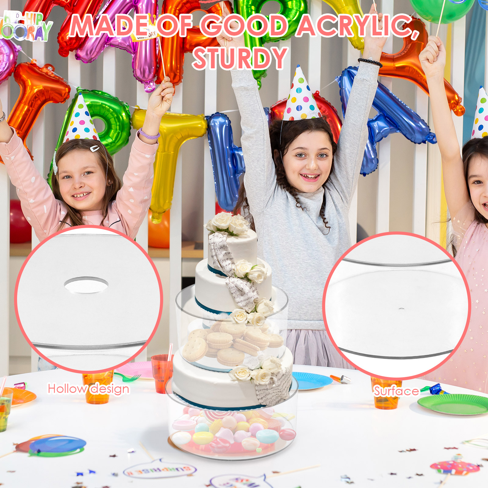 3/2 adet akrilik kek teşhir pa - Display Risers Set incelemesi ve fiyatı