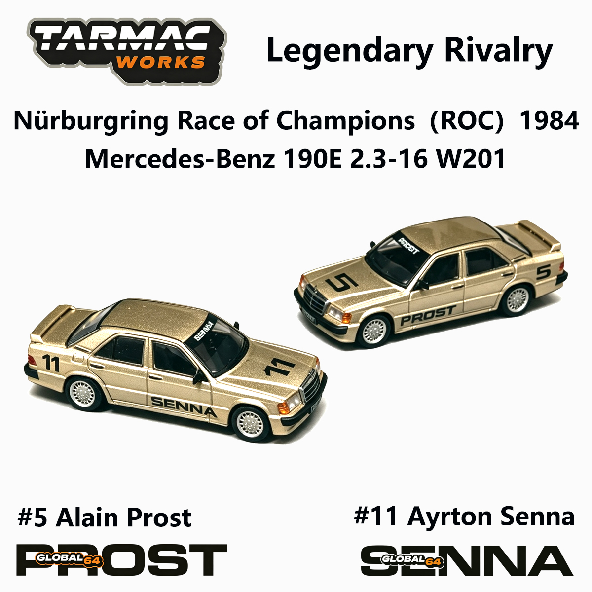 TW 1:64 Mercedes 190E # 5 Alai - Die Cast Car 1 64 incelemesi ve fiyatı