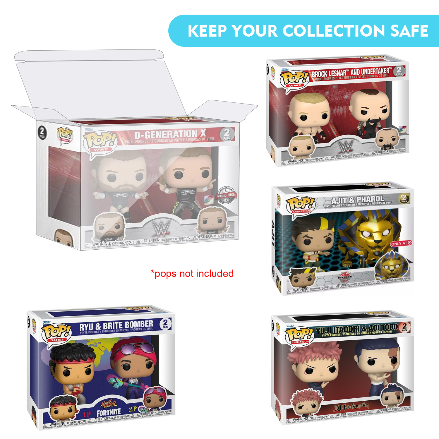 HIGOPLAY 2 in 1 paket Funko Po - Funko Pop Protector incelemesi ve fiyatı