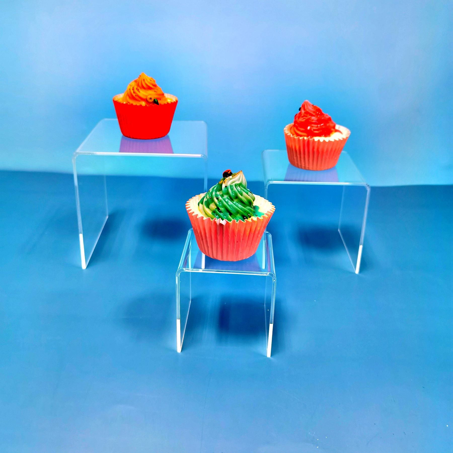 POP Figürleri için Şeffaf Akri - Display Risers Set incelemesi ve fiyatı