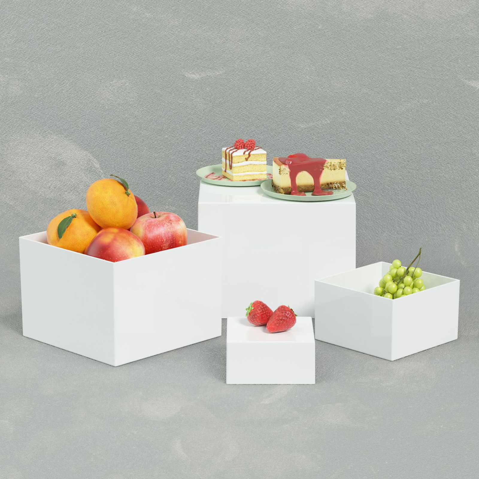 6x Akrilik Büfe Yükseltici Tat - Display Risers Set incelemesi ve fiyatı