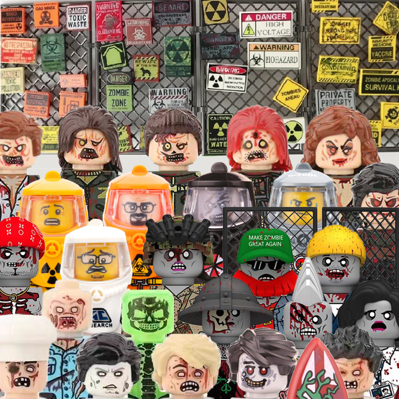 MOC Şehir Zombileri Figürleri  - Lego Minifigure Holder incelemesi ve fiyatı