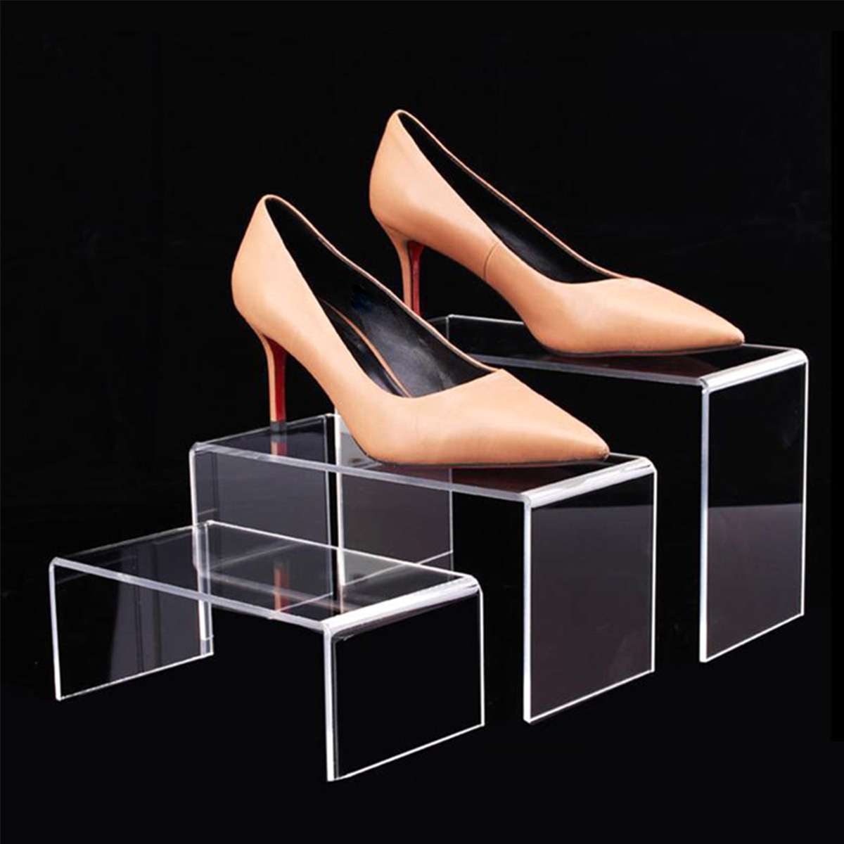3/6/9 adet akrilik ekran stand - Display Risers Set incelemesi ve fiyatı