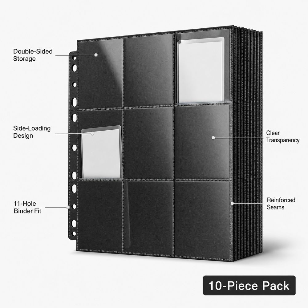10 adet 9 cepli A4 ticari kart - Trading Card Binder incelemesi ve fiyatı