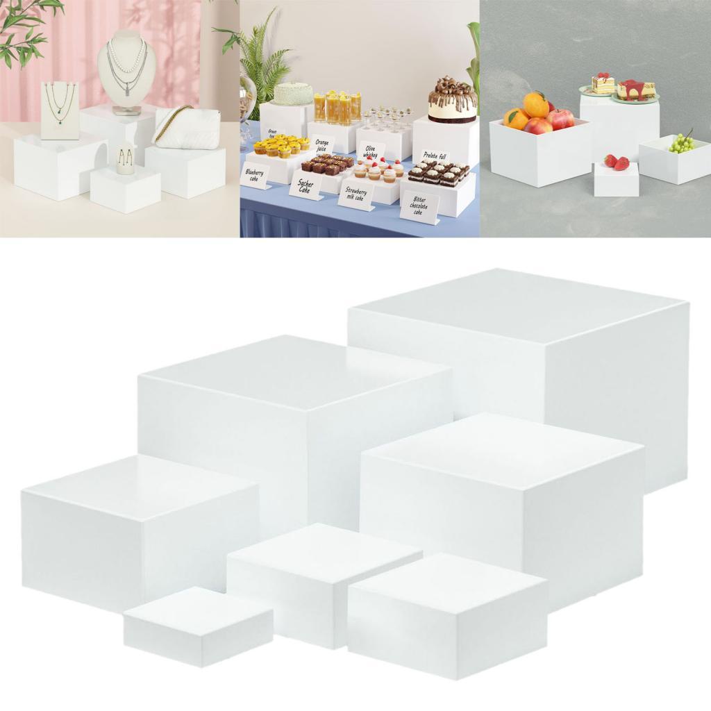 7 adet Akrilik Küp Ekran Kutus - Display Risers Set incelemesi ve fiyatı