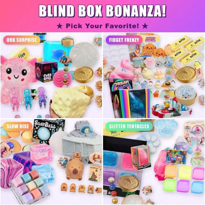 Squish Time Nee Doh Gizemli Kö - Mystery Box Blind Bag incelemesi ve fiyatı