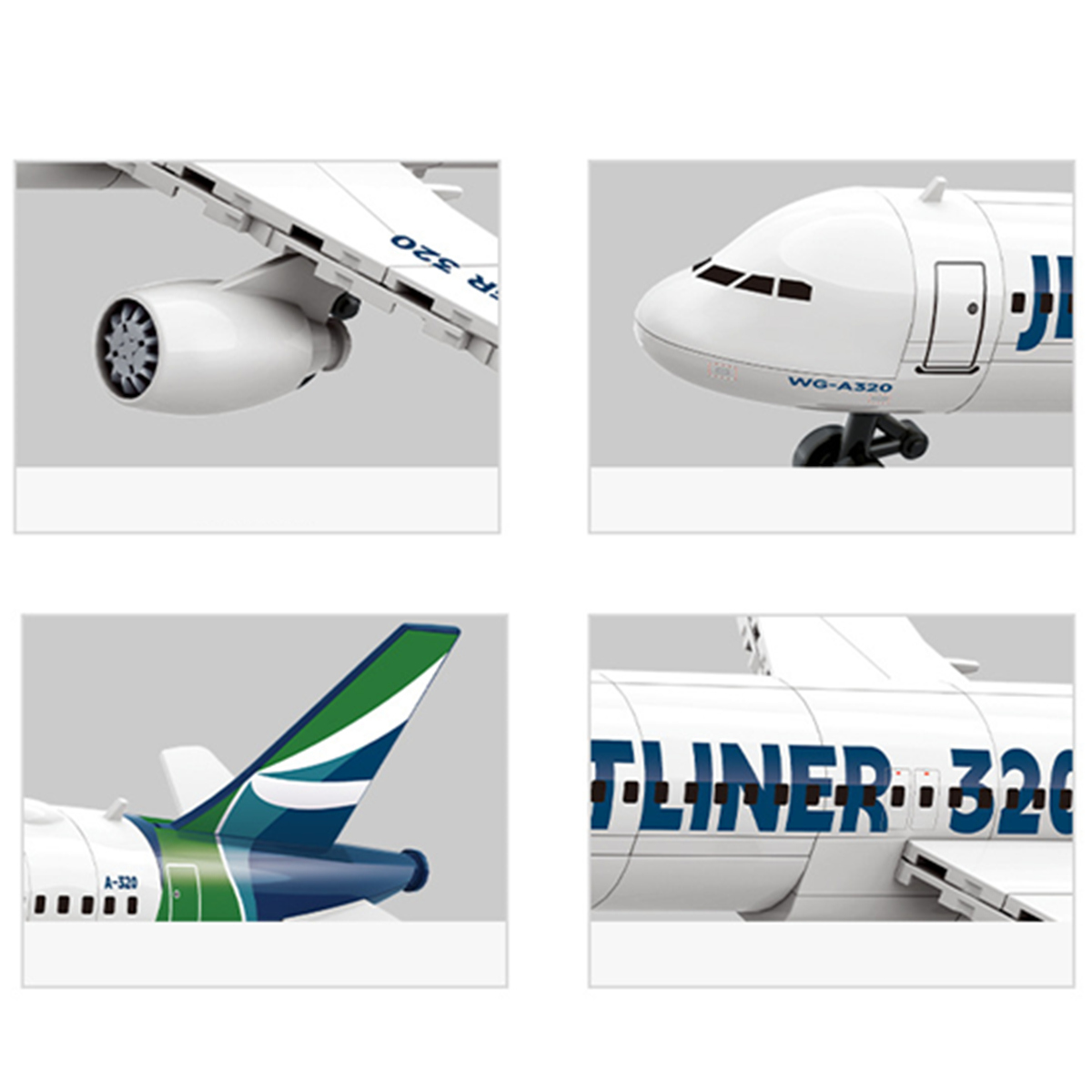 Model Uçak Havacılık A320 Hava - Model Airplane Plastic incelemesi ve fiyatı