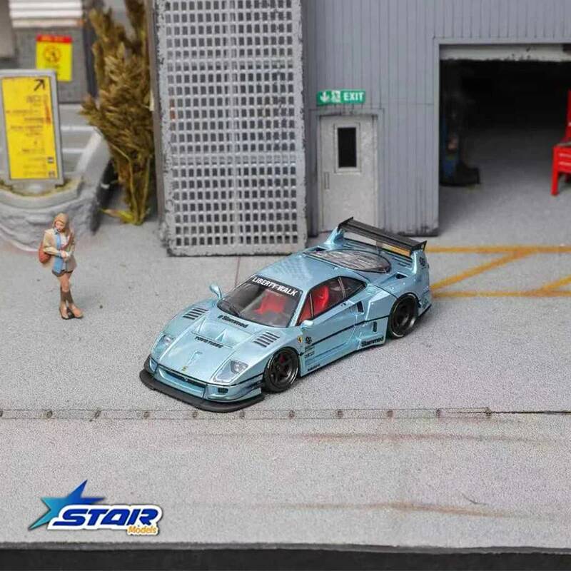 STAR 1:64 LBWK F40 Buz Mavisi  - Die Cast Car 1 64 incelemesi ve fiyatı