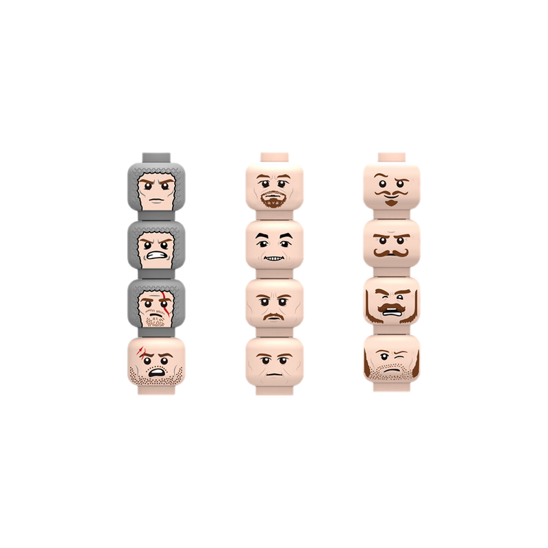 Yaralı Duygusal Yüz Figürleri  - Lego Minifigure Holder incelemesi ve fiyatı