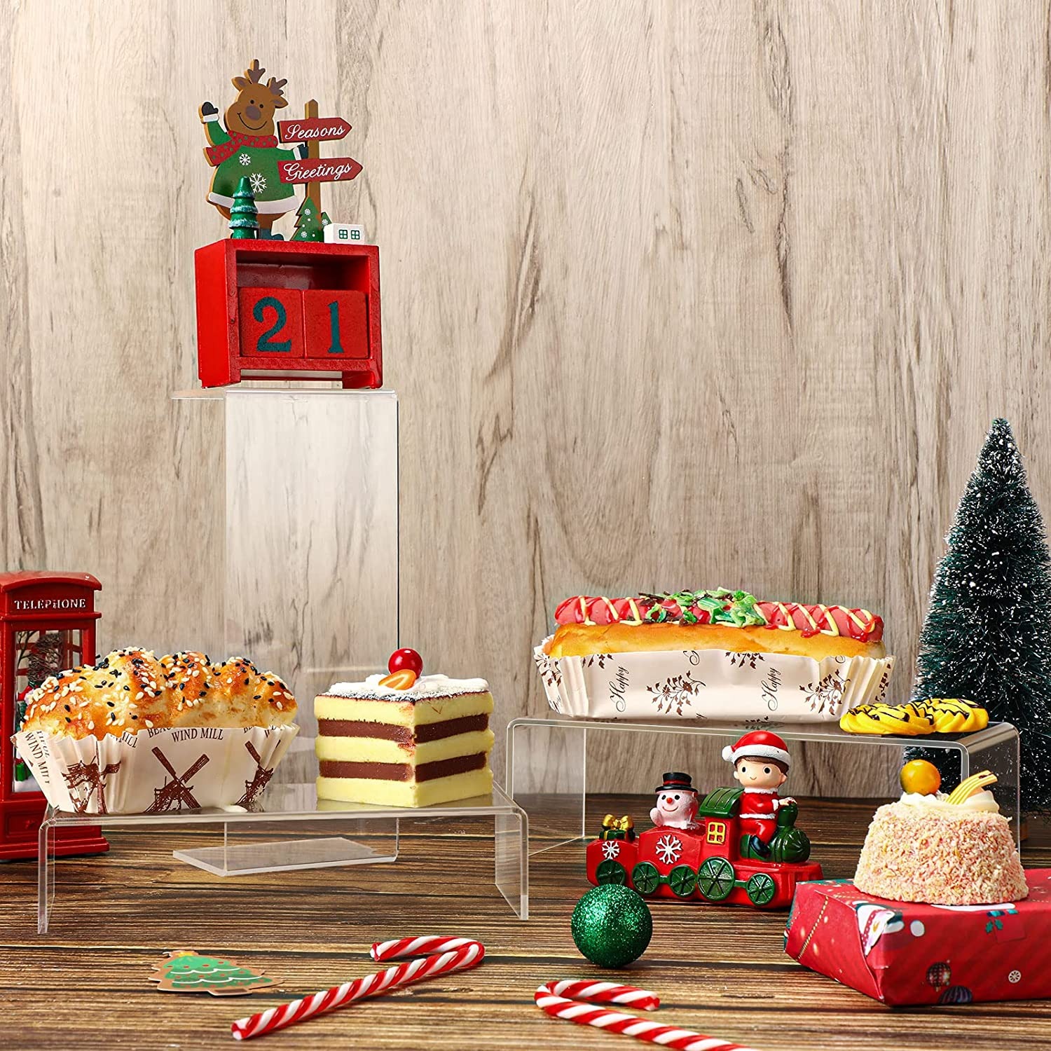 Şeffaf Dikdörtgen Akrilik Serg - Pop Display Shelf incelemesi ve fiyatı