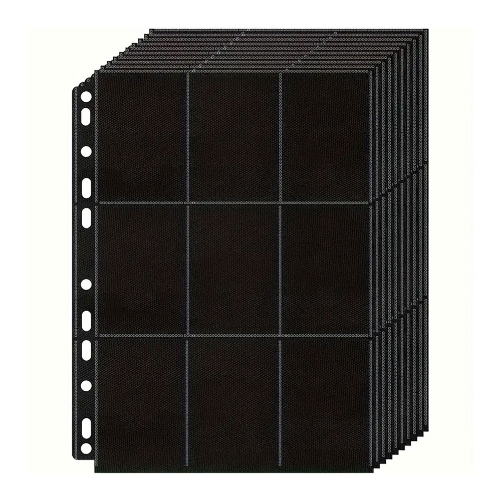 10 paket siyah 9-cep A4 ticare - Trading Card Binder incelemesi ve fiyatı
